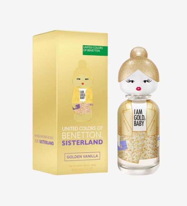 Perfume Benetton Sisterland Golden Vanilla Feminino 80ML - Imagem 2
